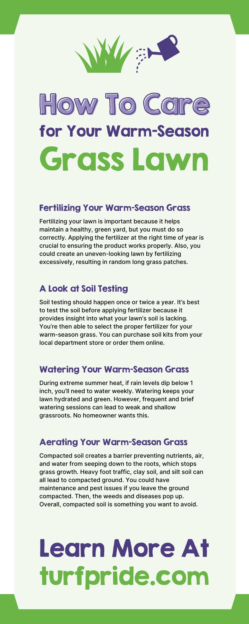 How To Care for Your Warm-Season Grass Lawn